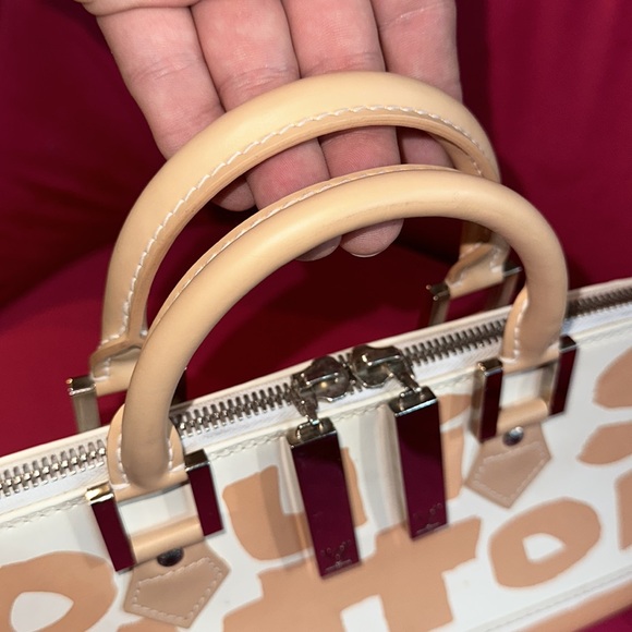 Louis Vuitton peach graffiti Alma satchel by Stephen sprouse east west dome bag - Picture 10 of 16